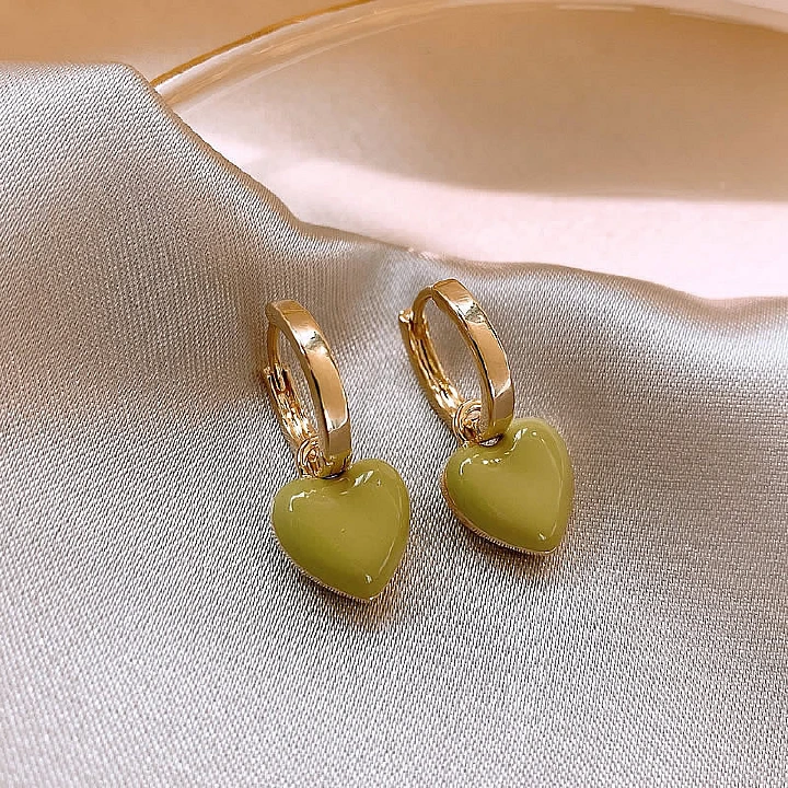 Vintage Love Square Ear Buckle Earrings 2023 New Trendy and Popular Design Sense Advanced Light Luxury Earrings Earrings Earstuds Eardrop Jewelry