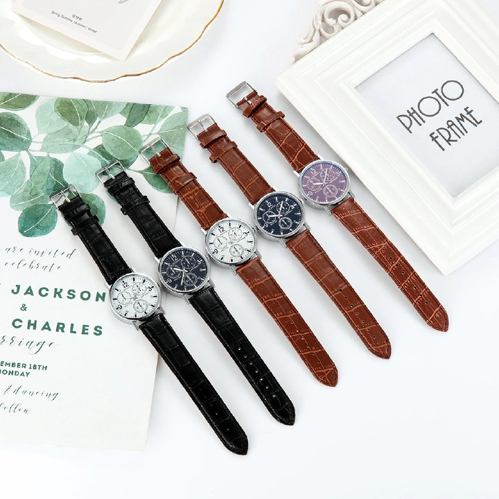 Fashion, Sweet, Cool, and Handsome Gift Watch Belt Watch Men's Quartz Watch Wholesale Men's Watch Creative Gift Watch