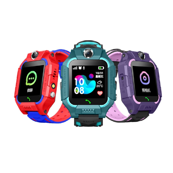 Children's smart phone watch, waterproof, can locate, take photos, video chat, remote monitoring, set alarms, flashlights, SOS, etc