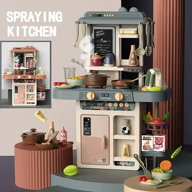 Introducing  New Kitchen Set for Kids - a delightful and educational playset that sparks creativity and culinary adventures in young chefs! BEST GIFTS FOR YOUR BABIES DURING THIER SPECIAL OCCASSIONS