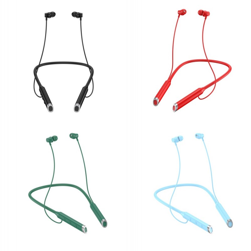 【Besundy】Wireless Bluetooth Stylish Sports Earphone Neckband Mount Type-C Fast Charge Neck Mount Headset  Game Playing Bluetooth-compatible 5.0 Subwoofer Gaming Earphone