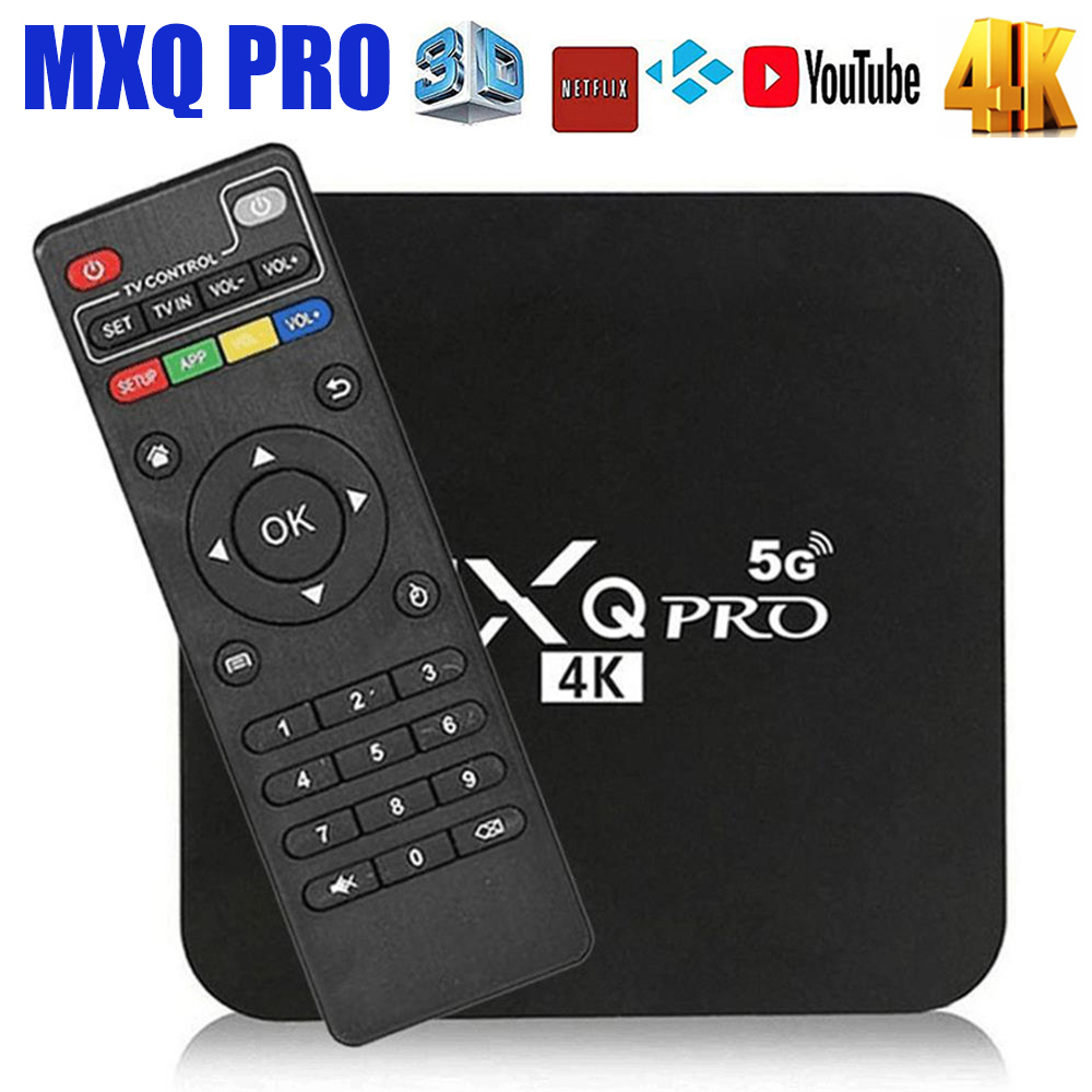 1+8G MXQpro RK3229 Android 10.1 Smart TV Box 4K Youtube Media Player TV BOX   Remote Control TV Set Top Box