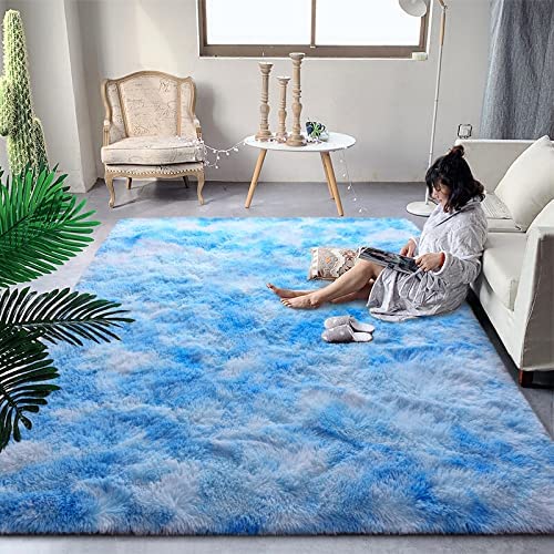 New Patched Fluffy Pattern Carpet for Table Room, Dinning Room or Bedroom