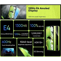 Refurbished Phones Realme GT Neo 2 5G 6.62'' AMOLED 120Hz(Original Screen) Dual SIM Fingerprint(Normal)5000 mAh 65W wired Snapdragon 870 64+8+2MP Main Camera