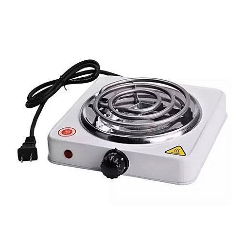 Generic Single Coiled Burner - Electric Hot Plate Can Be Used for Cooking Outdoors or in the Office It has a Power Indicator, and a Light Slim Space Saving Design.