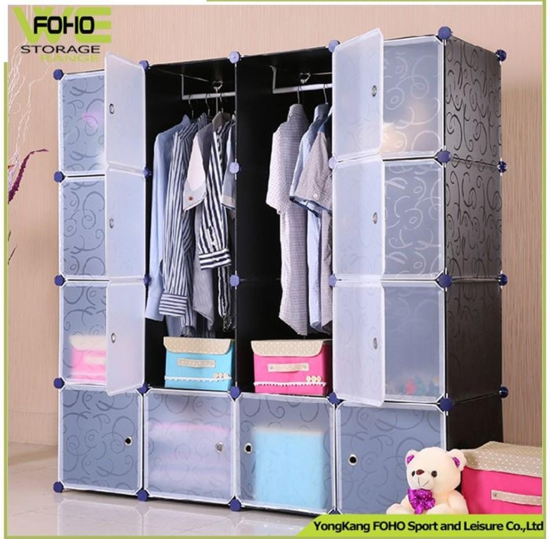 Generic DIY Very Strong Portable Metallic 3 Column Wardrobe Quality For extra storage  Affordable Durable Easy to put together Fits your preferred aesthetic Perfect gift