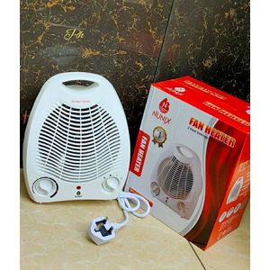 Nunix Fan Room Heater With Cool / Warm / Hot Wind For Selection suitable for any weather condition Power indicator light Adjustable room  thermostat Thermal automatic cut-out  overheat protection