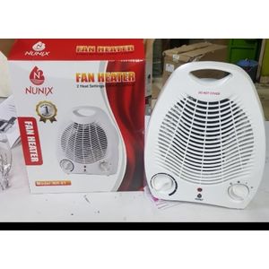 Nunix Fan Room Heater With Cool / Warm / Hot Wind For Selection suitable for any weather condition Power indicator light Adjustable room  thermostat Thermal automatic cut-out  overheat protection