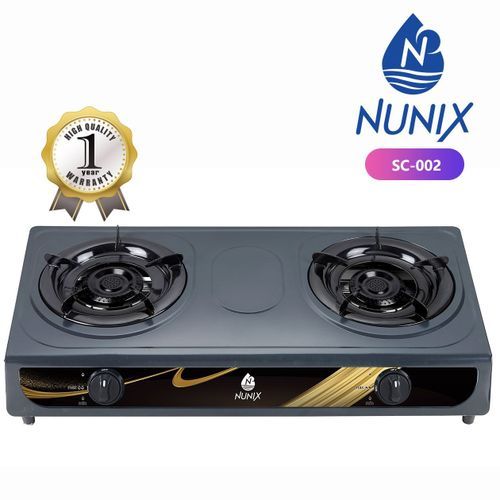 Nunix Two Burners Gas Stove come with free  6KG Regulator  a free Pipe  and a Tightener PROMOTIONPRICES ONLY KSH 3425