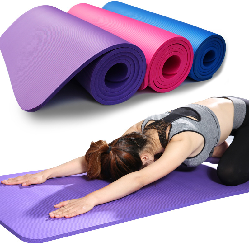 Generic  Yoga Matt-10 mm Durable mat Double-sided non-slip surface Extra thick padding to cushion and support joints Lightweight material; Comes with carrying strap for easy transport and storage