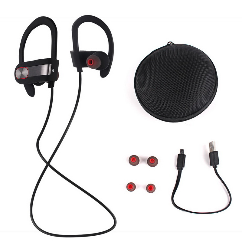 Sports Wireless Bluetooth Earphone Headphones Headset Mic Aptx stereo ear phones Earbuds for phone