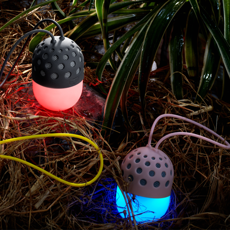 Portable Firefly LED Speaker Wireless  Bluetooth  Stereo Music  for Phone Computer Hands-free Calls