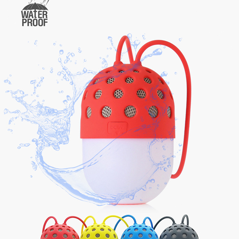 Portable Firefly LED Speaker Wireless  Bluetooth  Stereo Music  for Phone Computer Hands-free Calls