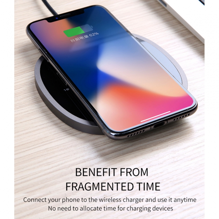 Wireless Charger Qi Certified Wireless Charging Pad, 7.5W for iPhone X 8 8Plus