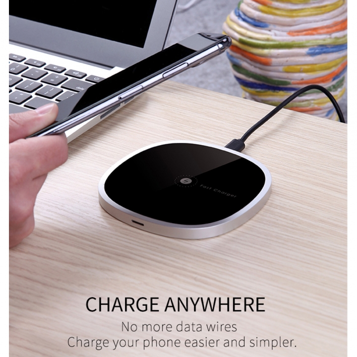 Wireless Charger Qi Certified Wireless Charging Pad, 7.5W for iPhone X 8 8Plus