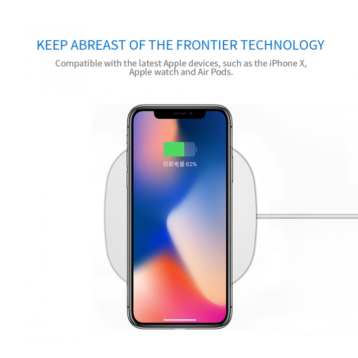 10W Qi Wireless Charger for Samsung Galaxy S8+/S8 for ipone X/iphone 8 and more Smart phone