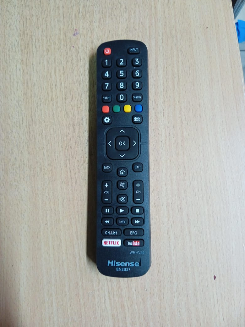 Hisense smart TV replacement remote.