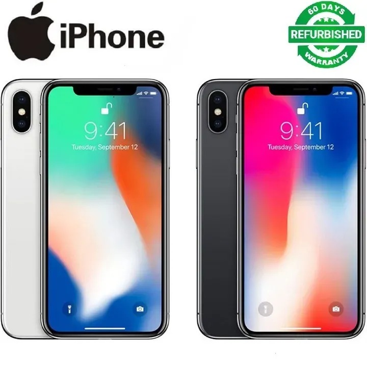 Refurbished iPhone X 256GB/64GB + 3GB/ 12MP+7MP 5.8 inch Smartphone A11 Bionic processor 2G/3G/4G/LTE single standard SIM iPhone first generation full screen