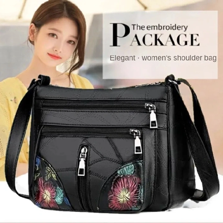 New handbags for ladies bags women Shoulder Bags  Multi layered High Capacity Crossbody Bag Versatile Fashion Bag Middle aged Mother handbags sling bag wallet phone