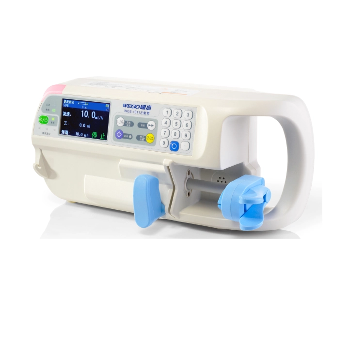 WEGO Medical Portable Syringe Pump LCD Display single channel and double channels Syringe Pump for clinic and hospital use