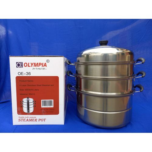 4Layer Stainless Steel Steamer - 30CM