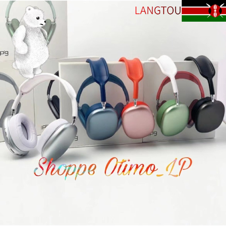 [LANGTOU] Air Pro Maxs TWS P9 Bluetooth headset plug-in / wireless headset heavy bass headset with microphone for all cell phones