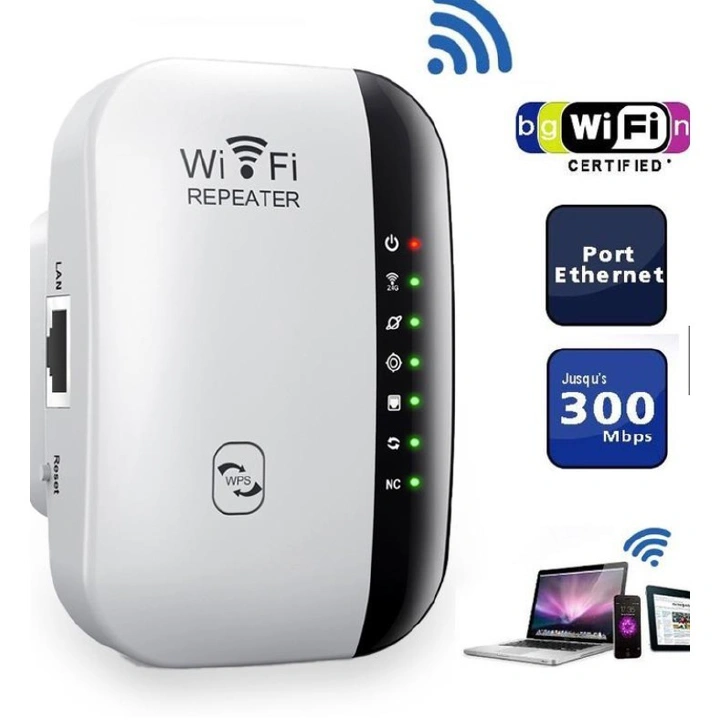 [LANGTOU] Wireless Amplifier WiFi Extender Long Range 802.11N WPS Access Point Router 300Mbps
