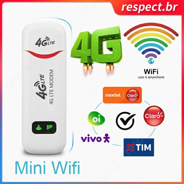 Portable 4G/3g LTE Wifi Hotspot Router 150mbps Usb Wireless Car