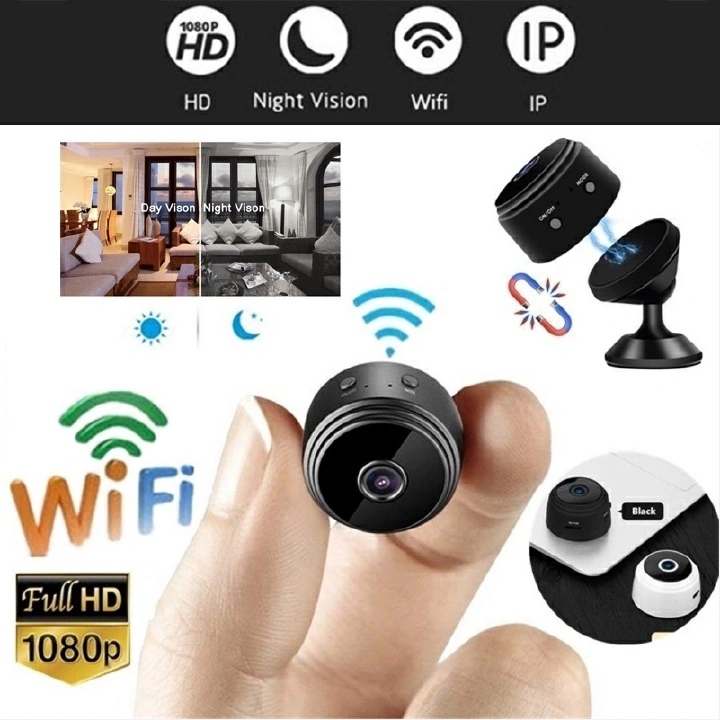 LANGTOU Smart Camera HD A9 Mini Security Camera HD 1080P Wifi Wireless Night Vision Webcam