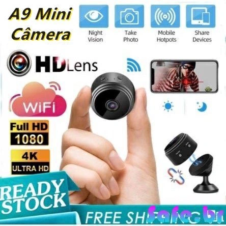 2023NEW Mini IP Camera A9 WiFi Outdoor Night Edition with Mini Camera Recorder HD Security Wireless