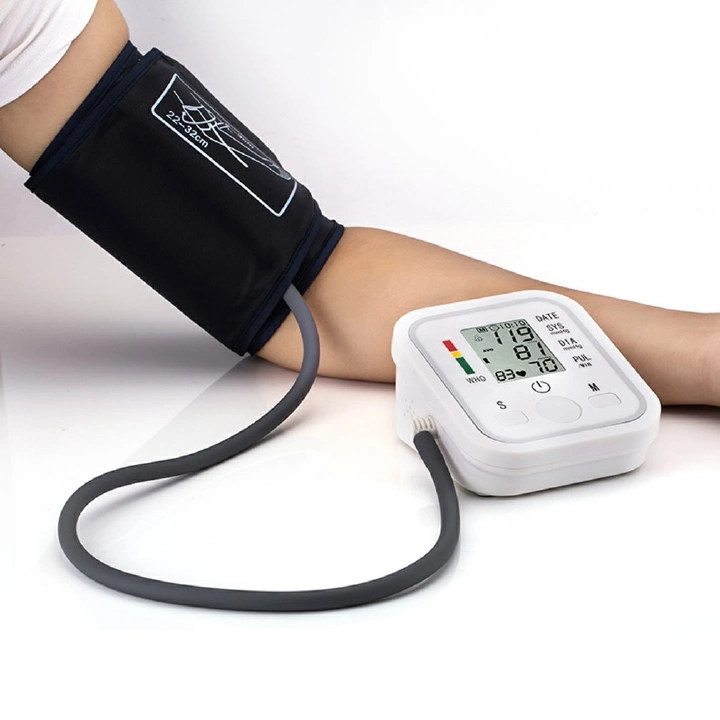 Digital Sphygmomanometer Home Blood Pressure Monitor Automatic Heart Rate Pulse Meter