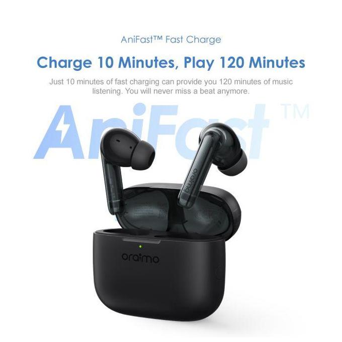 {NEW YEAR SALE} Oraimo FreePods Lite MODEL OTW-330  ENC 40-hour Playtime Havybass True Wireless Earbuds With APP control  Bluetooth earphone