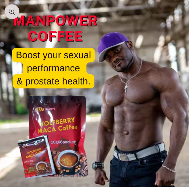Chinese Powerful Energy Coffee Sex Coffee Six Bags Power Coffee,Boost Energy & Sexual Ability, Combining Traditional Chinese Herbs and Peruvian Maca,Improve Immunity, Anti-fatigue, Enhance Energy