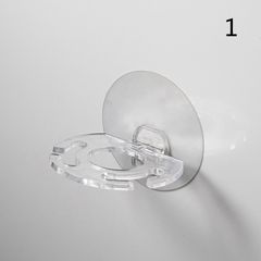 NEW Self-adhesive Wall Mount Tooth brush holder  Storage Squeezer Shaver Holder Bathroom Shelves Bathroom organizer / easy to use Clear novelty