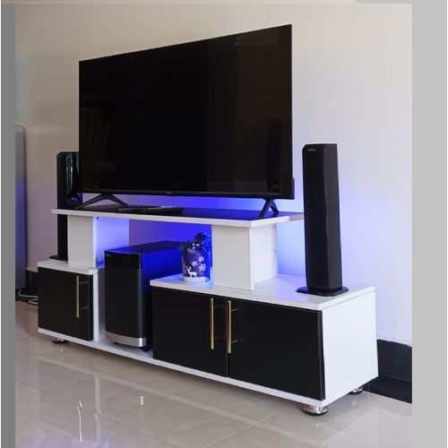 Istanbul 2 Modern TV Stand With LED Lights