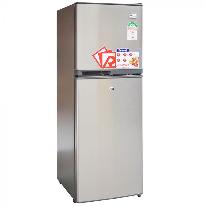 RAMTONS  138 LITERS 2 DOOR DIRECT COOL 3 STAR FRIDGE, SILVER- RF/339