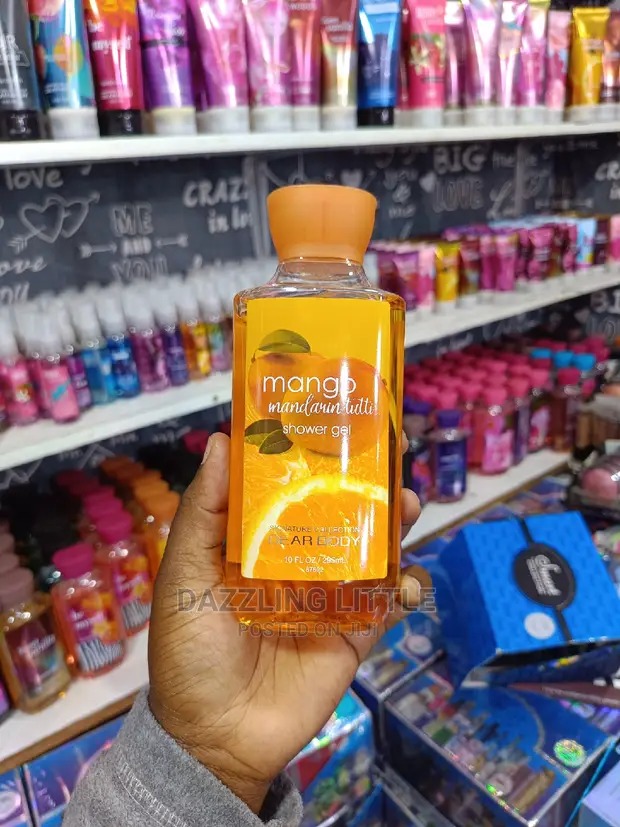 4 Pack My Dear Body Mango Mandarin Tutti Shower Gel, Body Splash, Body Cream and Body Lotion Sweet Fresh Scent Keep Fresh Revitalize and Smoothen Skin Care Body Care Signature Collection Body Luxuries