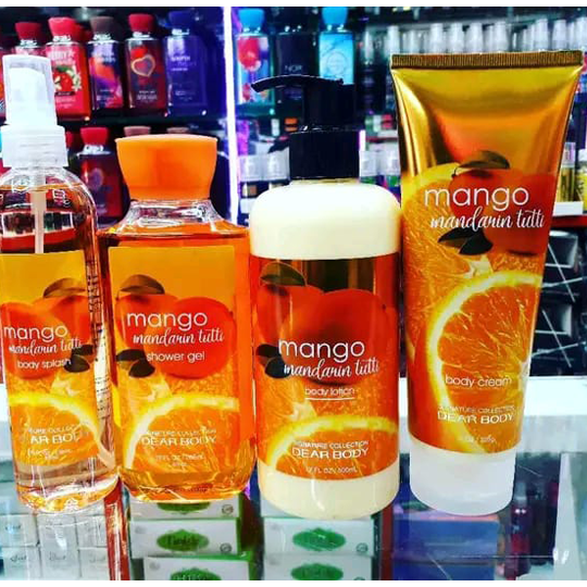 My Dear Body Mango Mandarin Tutti Body Splash Perfume Sweet Scent Keep Fresh Body Washes Leaves The Skin Glowing Perfumes Skin Care Body Long Lasting Splash Perfume Signature Collection Body Luxuries