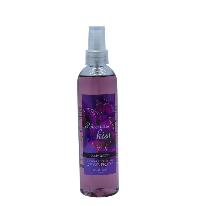 5 in 1 Set Dear Body Poisonus Kiss Shower Gel ,Splash, Cream ,Lotion and Butter Sweet Fresh Scent Keep Fresh Body Washes 5 in 1 Set Healthy and Beauty Skin Care Set Signature Collection Body Luxuries
