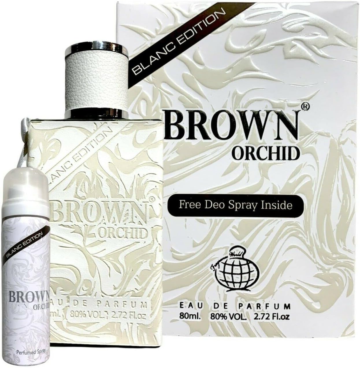 Fragrance World – Brown Orchid Blanc Edition 80 ML Men’s Perfume Deo | An Aromatic Signature Fragrance Perfumes For Men I Luxury Niche Perfume Signature Fragrance Perfumes