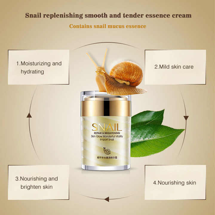 Best Price For Bioaqua Brand Snail Extract Face Cream Collagen Moisturizing Face Ageless Anti