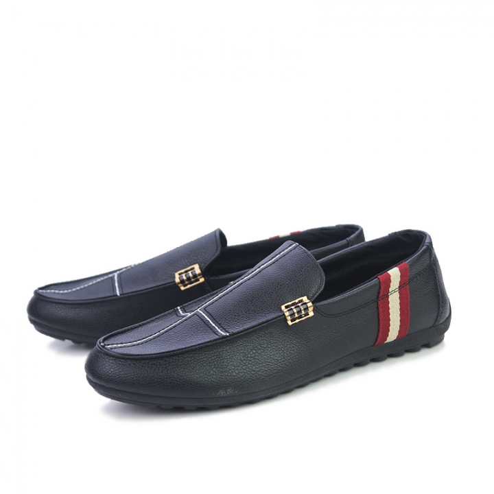 Cool Gentleman Men Driving Shoes Pu Leather Man Slip On