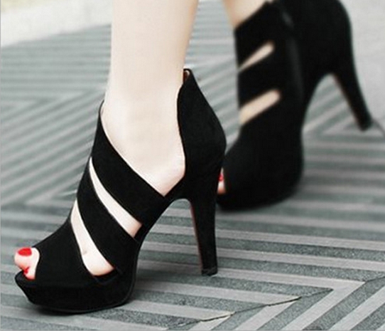 Fashion Platform Spike Heels Sandals 