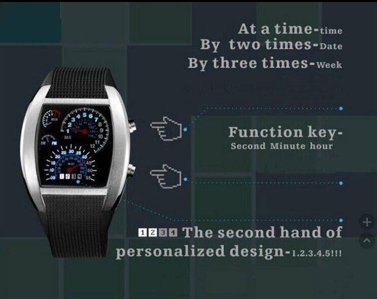 led watch instructions