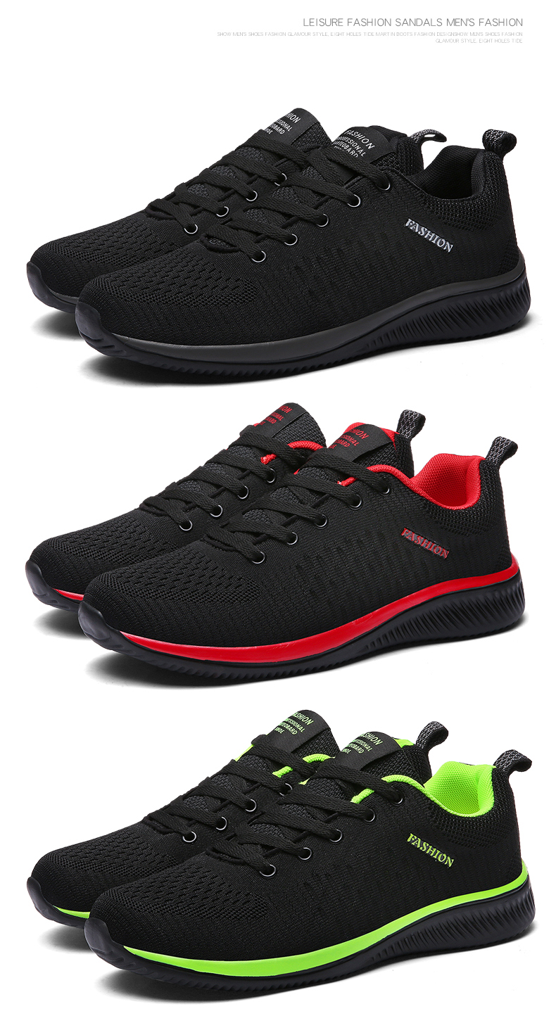 Mens Mesh Sport Comfortable Sneakers Running Shoes Lace Up