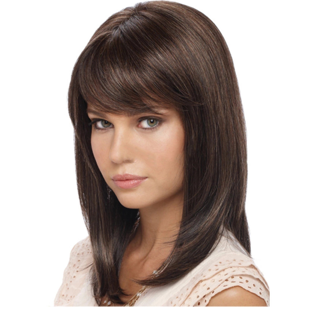 2019 New Hot Wig Ladies Fashion Oblique Bangs Short Curly Hair