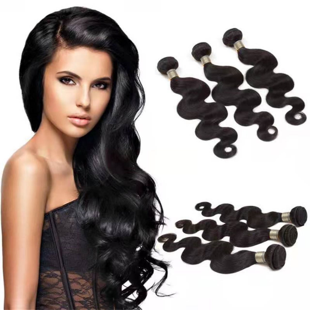 Cfh Brazilian Human Weave Hair Unprocessed Body Wave 100g Pc