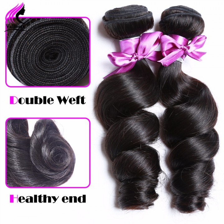 Brazillian Virgin Hair Loose Wave 3 Bundles Peruvian Loose Wave
