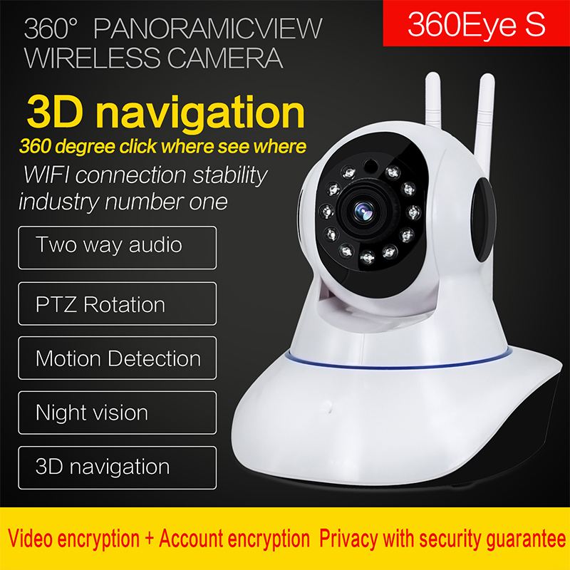 Wireless Remote Surveillance Camera Network HD Camera Shaking Machine WiFi Remote Monitor IP Camera 4