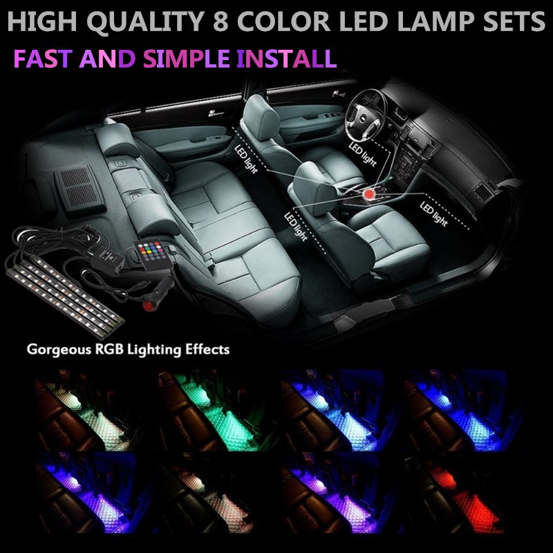Car Truck Led Light Bulbs Multi Color Usb Led Car Interior